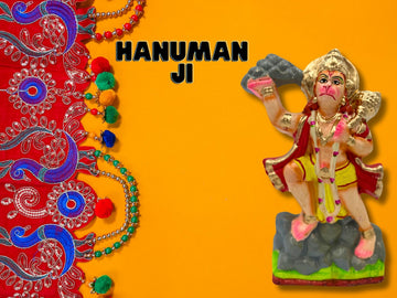 HANUMAN JI MURTI (10 INCH) 10 PCS X 1 CTN (made of clay)