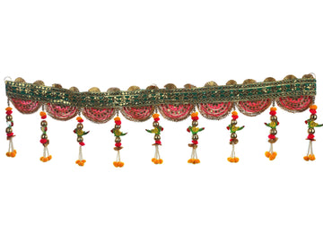 GREEN AND MAGENTA PARROT BANDERWAL