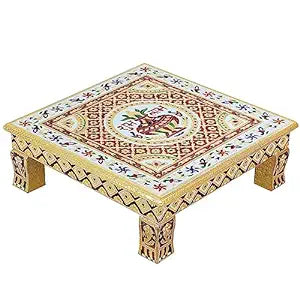 GOLDEN MEENA CHOWKI  16''X16''