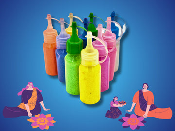 RANGOLI COLORS 100 PCS X 1 CTN 10PC SET