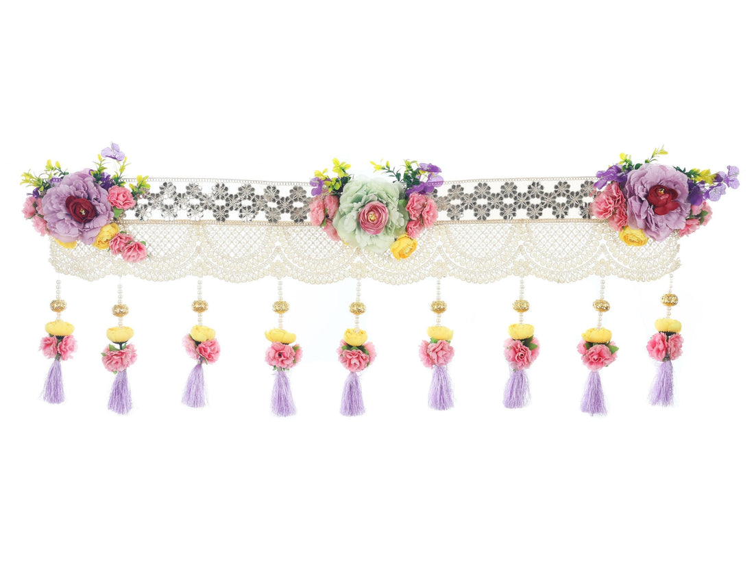 FLORAL PURPLE YELLOW BANDARWAL