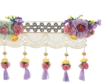 FLORAL PURPLE YELLOW BANDARWAL