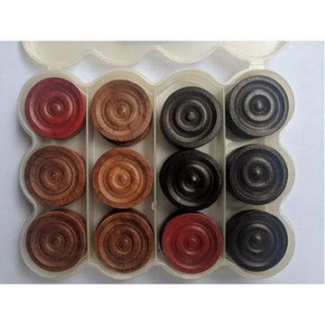 WOODEN CARROM COINS
